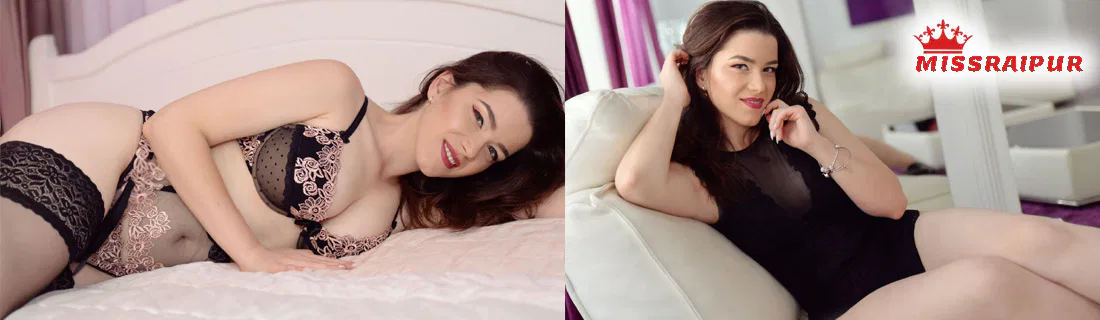 Raipur Escorts – Attractive female model posing in stylish lingerie